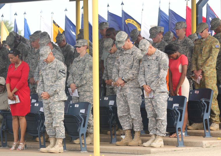 11th Signal Brigade uncasing ceremony